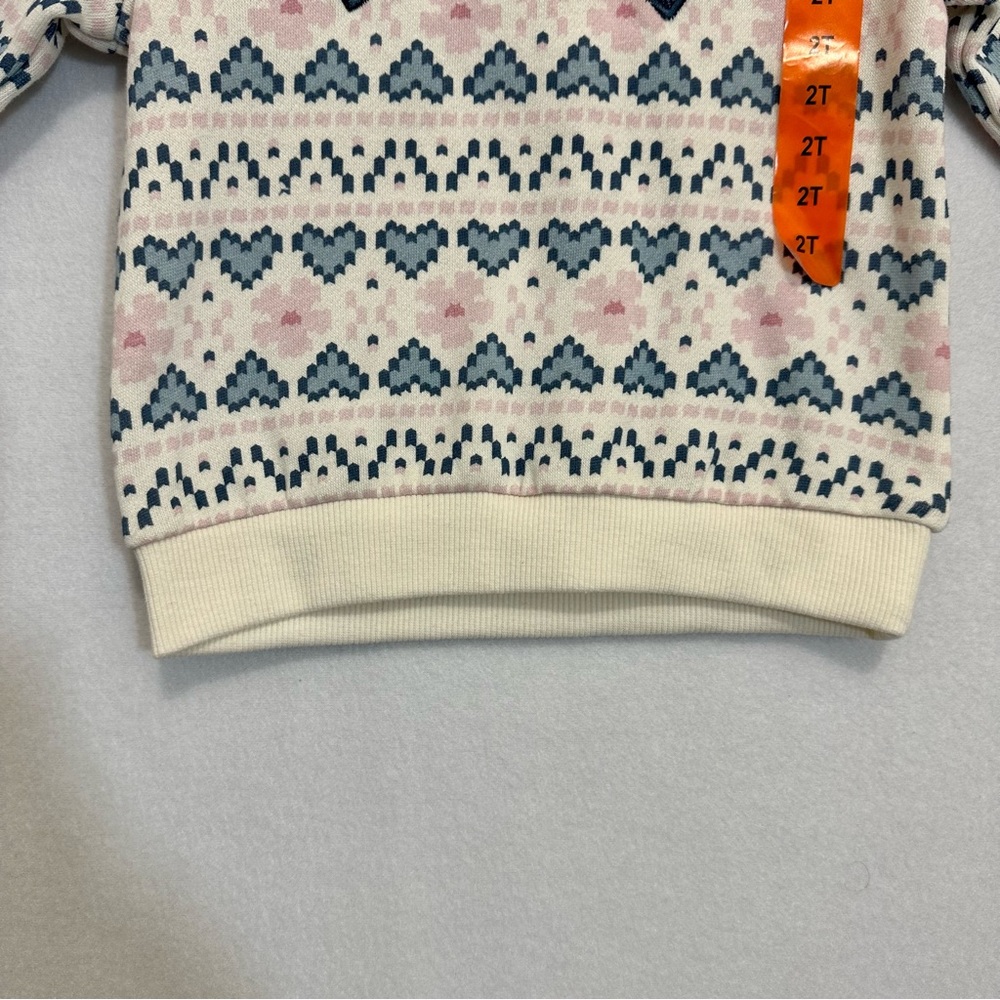 Lucky Brand Girls Hoodie Sweatshirt size 2T - Picture 4 of 6
